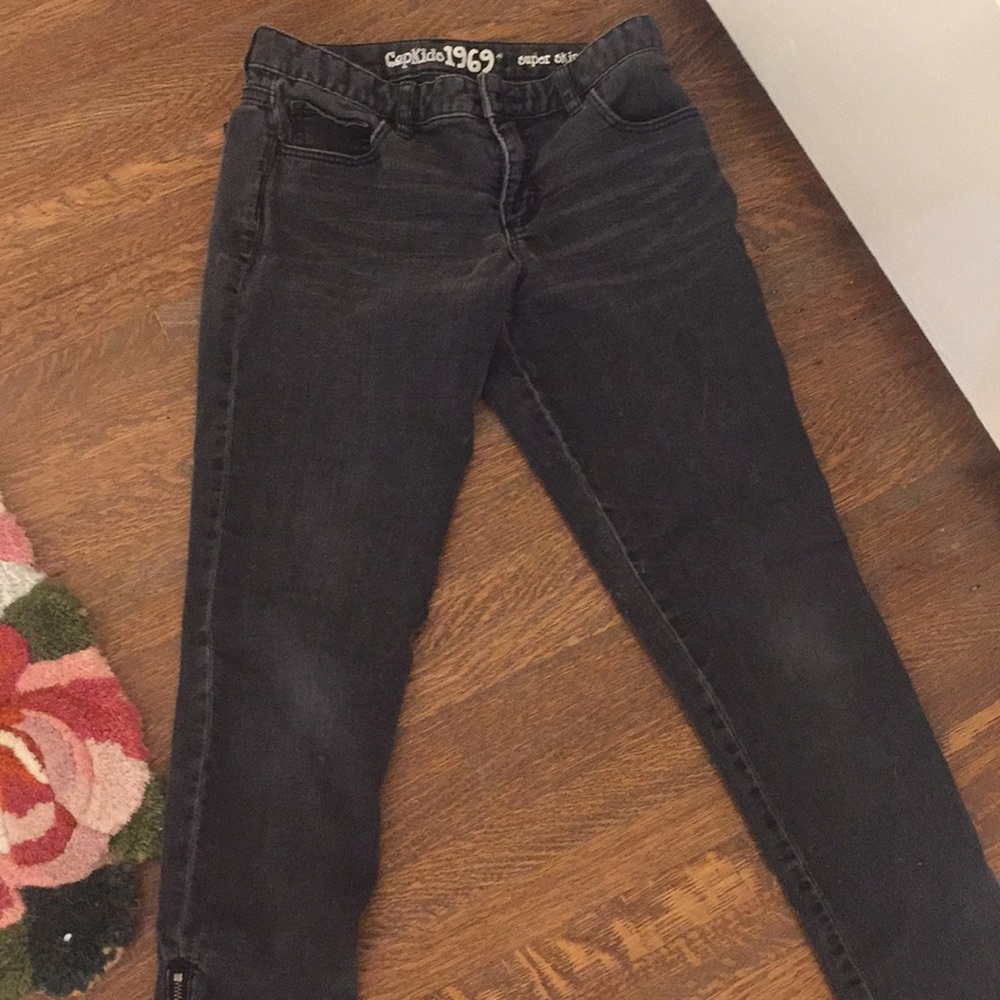 Gap kids skinny mom jeans